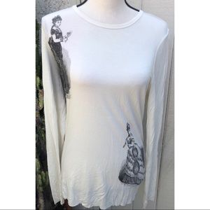 Tom K Nguyen Blouse Size Large